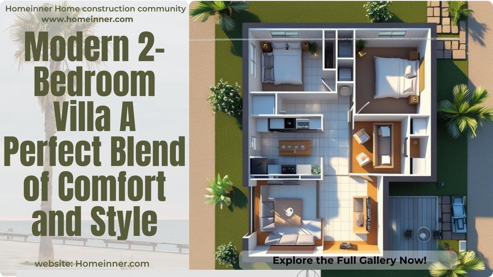 Modern 2-Bedroom Villa A Perfect Blend of Comfort and Style